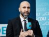 Ahmad Mansour beim Ideenforum Basiskonsultationen „Social Media - Chance oder Risiko für den gesellschaftlichen Zusammenhalt?“